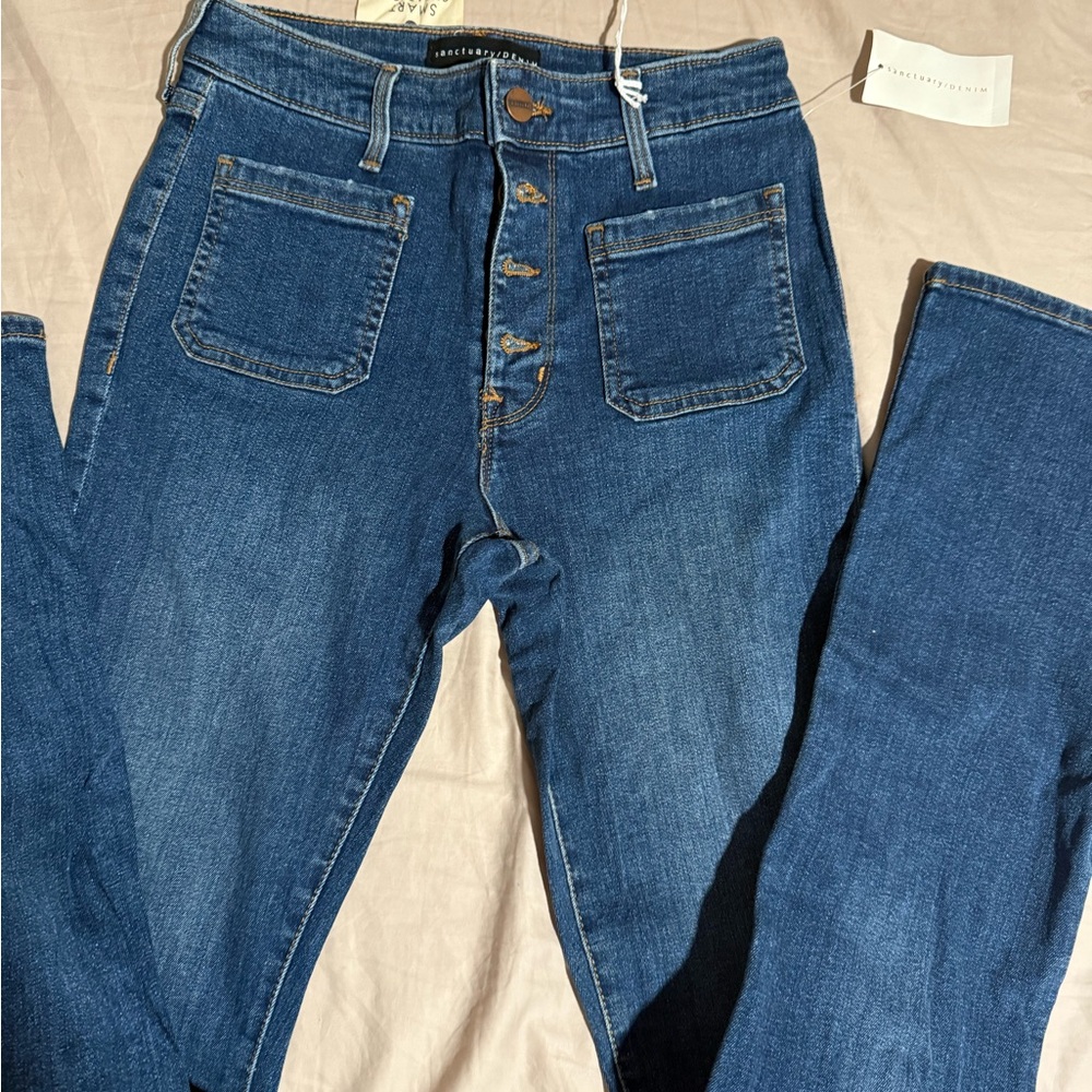 Sanctuary Women's High Rise Blue Jeans